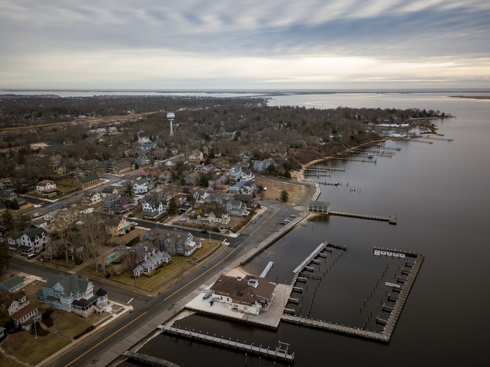 Aerial of Toms River, New Jersey